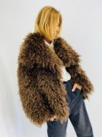 Manteau Fausse Fourrure bouclée