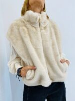 Gilet Sans Manches effet Fausse fourrure – Image 5