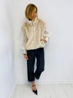 Gilet Sans Manches effet Fausse fourrure – Image 6