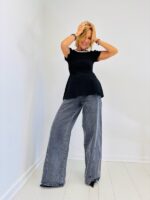 Top en Maille avec Col orné de strass – Image 5