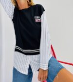 Twin-set Sweat & Chemise intégrée – Image 7