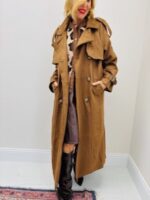 Manteau Long effet suédine – Image 4