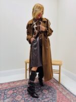 Manteau Long effet suédine – Image 3