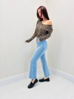 Pull col V Imprimé Léopard – Image 2