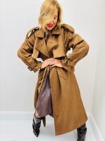 Manteau Long effet suédine