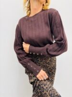 Pull en Maille Viscose avec détails boutonnés