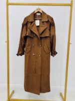 Manteau Long effet suédine – Image 2