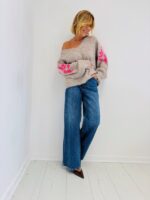 Pull Col V brodé – Image 6