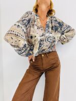 Chemise Fluide Imprimé patchwork bohème – Image 6