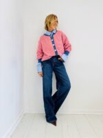 Gilet Rayé avec Boutons dorés – Image 2