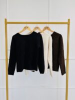 Pull en Laine avec Nœud au dos – Image 11