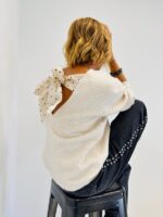 Pull en Laine avec Nœud au dos – Image 7