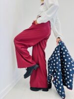 Pantalon Large en simili – Taille élastique