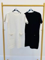 Robe Droite à poches bijoux – Élégance moderne signée VALENTYNE – Image 2