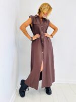 Robe Sans Manches en viscose