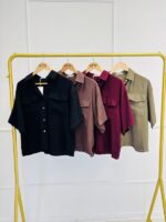 Chemise Manches Courtes en Viscose – coupe moderne et détails utilitaires – Image 2