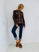 Gilet Contrasté Détails léopard – Maille viscose – Image 4