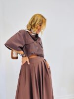 Chemise Manches Courtes en Viscose – coupe moderne et détails utilitaires – Image 3