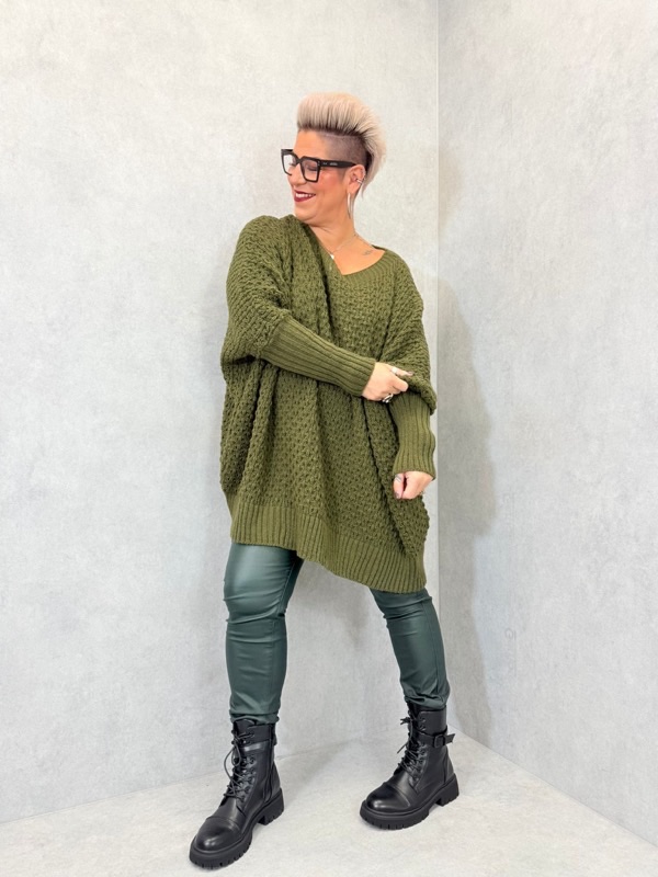 28102025-002 Pull oversize maille nid d’abeille – Image 7