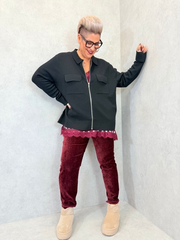 28102025-004 Gilet zippé maille fine à poches – Image 5