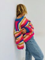 Pull en Maille viscose multicolore