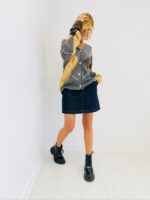 Gilet à Carreaux Géométriques – Image 7