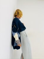Gilet à Carreaux Géométriques – Image 5