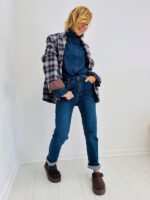 Blazer à Carreaux Doublé – Esprit boyish chic – Image 2