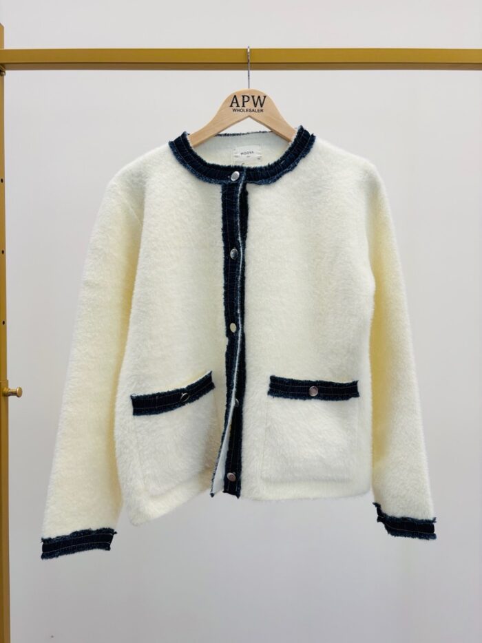 Gilet en Maille bicolore – Image 2