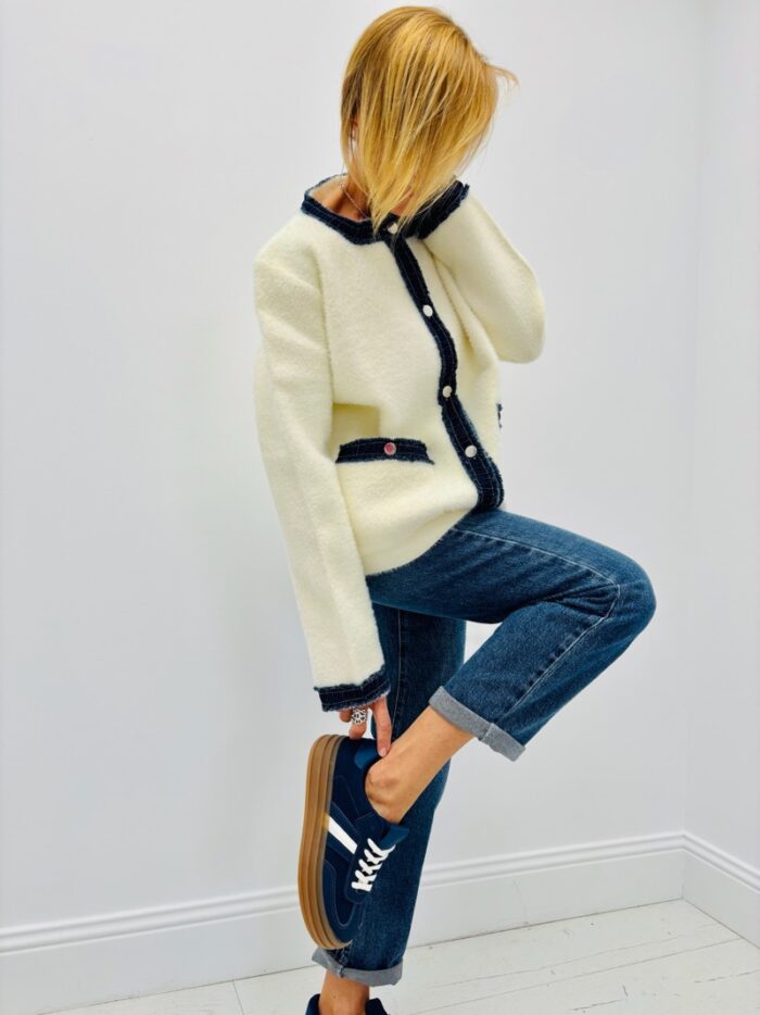 Gilet en Maille bicolore – Image 4