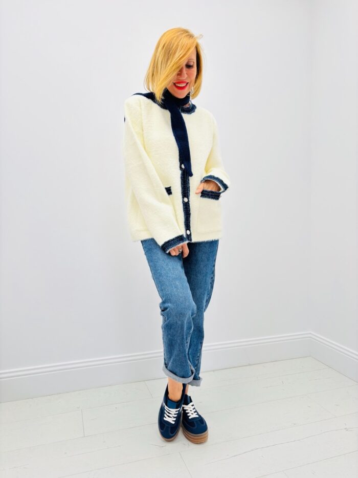 Gilet en Maille bicolore – Image 3
