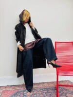 Manteau Long en laine avec capuche amovible – Image 3