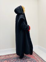 Manteau Long en laine avec capuche amovible – Image 6