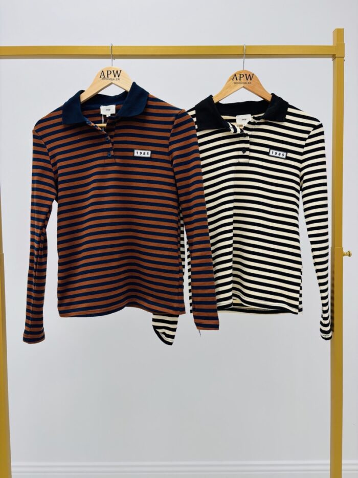 Pull Polo Rayé – Marque ANGE – Image 2