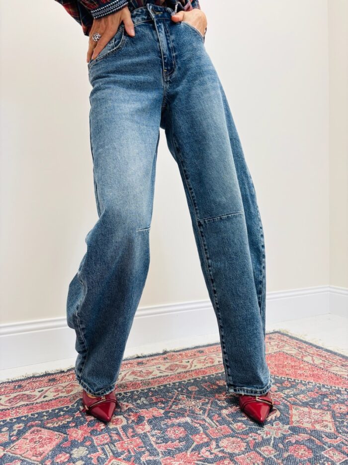 Jean Barrel coupe large – Image 1