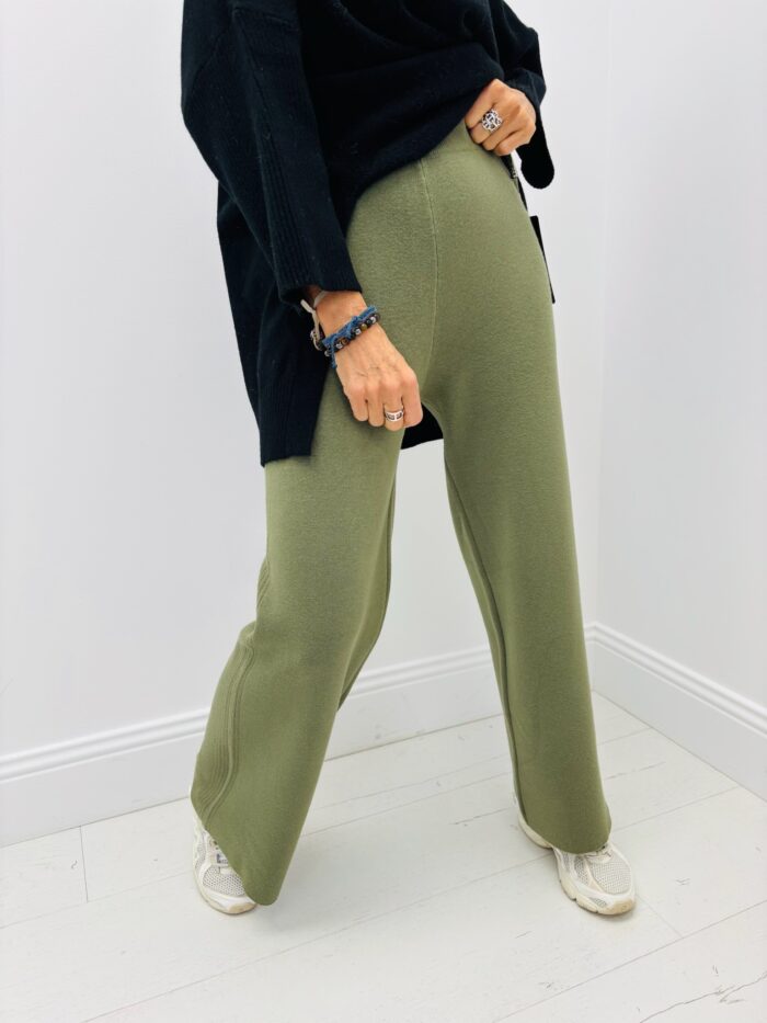 Pantalon VALENTYNE Maille viscose fluide – Image 1