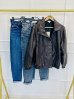 Veste Style Aviator en simili cuir – Image 2