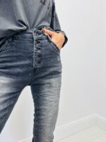 Jean Skinny Gris Délavé – Image 2