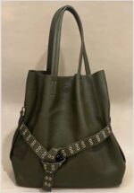 Sac Cabas en Simili cuir avec ceinture œillets – Image 7