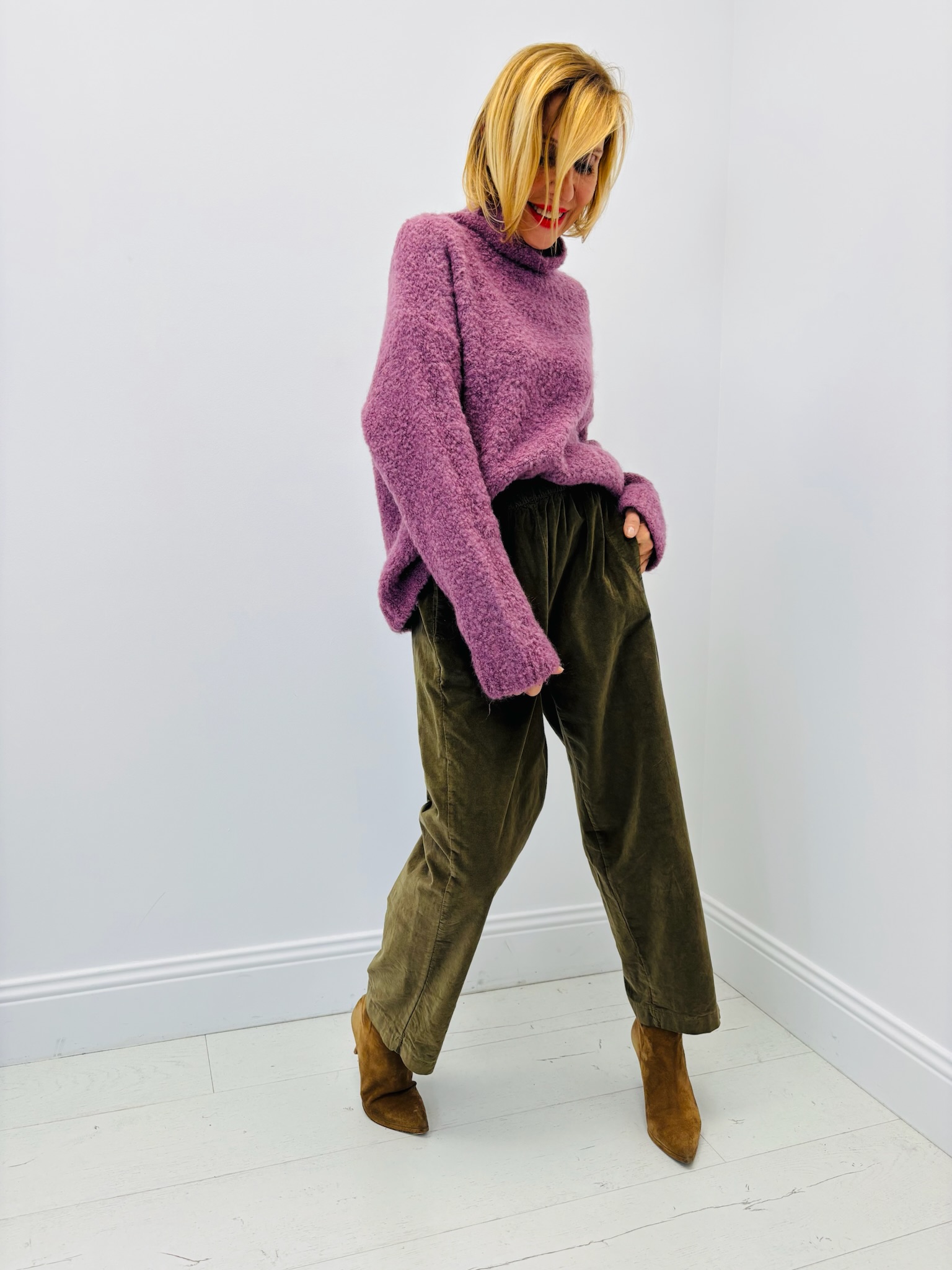 2C7E7D9A-45A9-4FC7-933F-A5A9723A76FC Pull Col montant – Kid mohair & laine – Image 11
