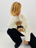 Pull en Viscose Motif Nounours – Marque VALENTYNE – Image 5
