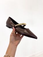 Ballerines Pointues à Bride dorée – Image 4