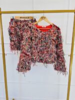 Top Texturé effet franges – Style tendance – Image 2