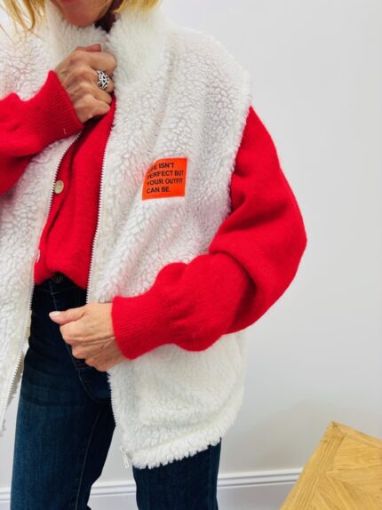 Gilet Sans Manches en moumoute