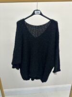 Pull doux col V moelleux oversize – Image 9