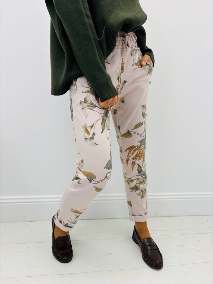 Pantalon Jogg imprimé fleuri – Image 3