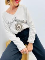 T-shirt Manches Longues Imprimé "Los Angeles" – Image 2