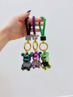 Porte-clés ours brillant – Détail fun et éclat glamour