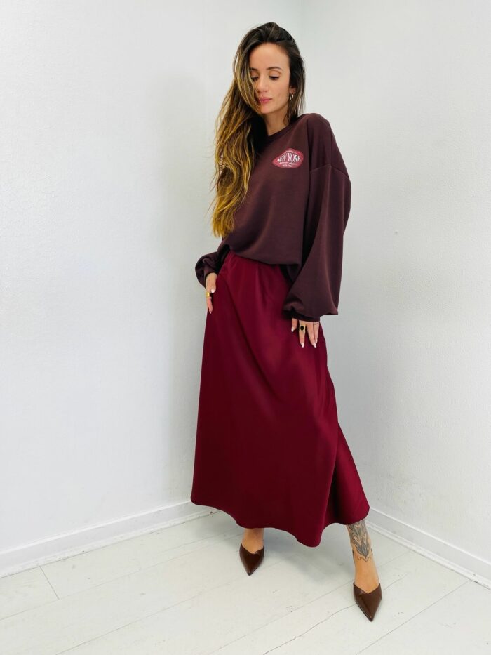 Sweat Imprimé Coton à coupe décontractée – Image 9