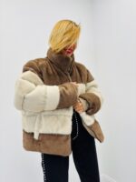 Veste fausse fourrure bicolore – Marque : JOEY & JOEY – Image 6